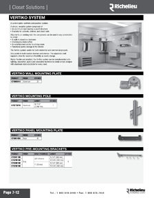 Richelieu Catalog Library - Closet Solutions - page 12