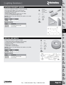 Richelieu Catalog Library - Lighting Solutions - page 3
