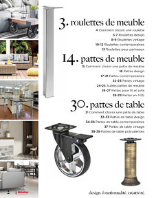 Librairie des catalogues Richelieu - Pattes & roulettes - édition Designer (seulement en ligne)
 - page 2