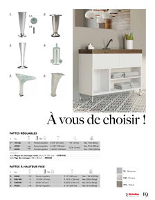 Librairie des catalogues Richelieu - Pattes & roulettes - édition Designer (seulement en ligne)
 - page 19