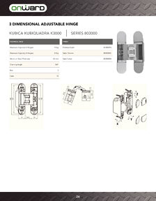 Richelieu Catalog Library - Concealed Hinges
 - page 26