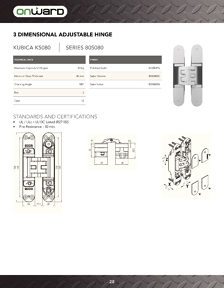 Richelieu Catalog Library - Concealed Hinges
 - page 28