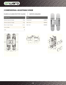Richelieu Catalog Library - Concealed Hinges
 - page 34