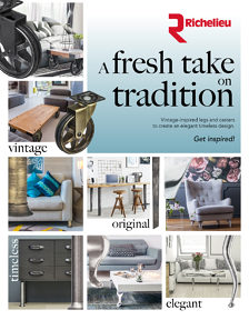 Richelieu Catalog Library - Vintage-inspired legs and casters
 - page 1
