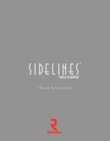 Richelieu Catalog Library - Sidelines closet accessories brochure
 - page 1