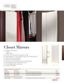 Richelieu Catalog Library - Sidelines closet accessories brochure
 - page 7