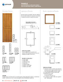 Librairie des catalogues Richelieu - Prémoulé - Thermofoil doors and components
 - page 37