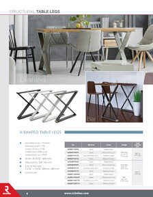 Richelieu Catalog Library - Structural Table Legs 
 - page 4