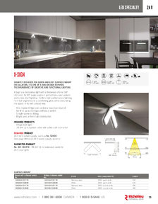 Richelieu Catalog Library - Lighting solutions
 - page 25