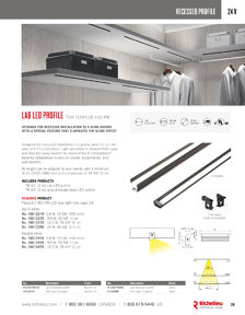 Richelieu Catalog Library - Lighting solutions
 - page 39