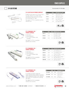 Richelieu Catalog Library - Lighting solutions
 - page 49
