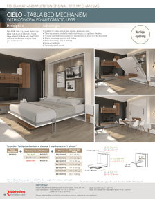 Richelieu Catalog Library - Foldaway and multifunctional bed mechanisms
 - page 10