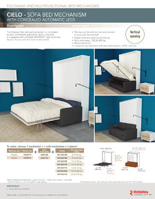 Richelieu Catalog Library - Foldaway and multifunctional bed mechanisms
 - page 11