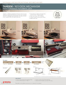 Richelieu Catalog Library - Foldaway and multifunctional bed mechanisms
 - page 12