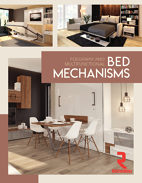 Foldaway and multifunctional bed mechanisms