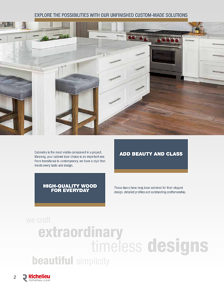 Richelieu Catalog Library - Simplicity Unfinished Cabinet Doors
 - page 2