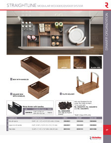 Richelieu Catalog Library - Arena Plus - Kitchen Accessories
 - page 27