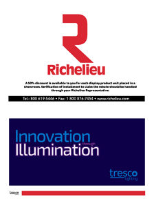 Richelieu Catalog Library - Tresco LED lighting Sale -June 2022 - page 7