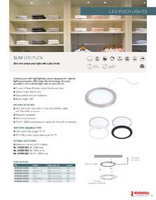 Richelieu Catalog Library - Closet lighting systems - page 7