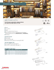 Richelieu Catalog Library - Closet lighting systems - page 16