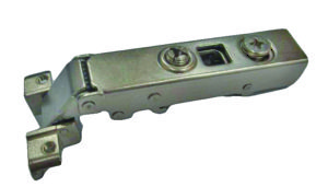 Hinge for aluminum frame with soft-close