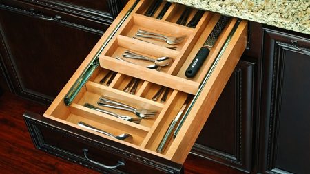 Two-Tiered Cutlery Drawer with Blumotion Slides