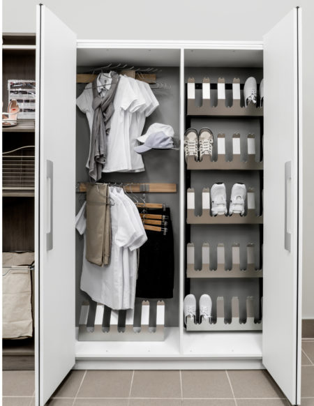 Wall-out Closet Storage System