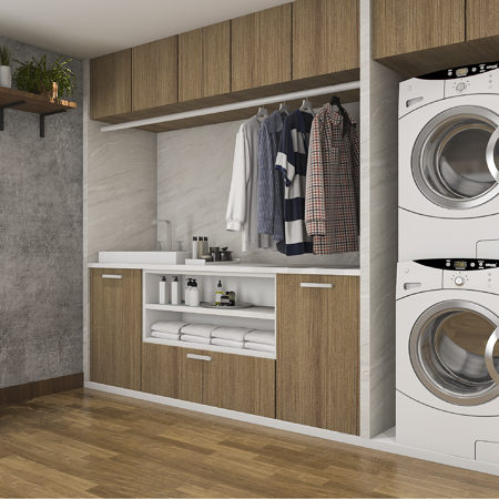 Richelieu's organizing systems will be a breath of fresh air for laundry rooms and all types of storage spaces.
