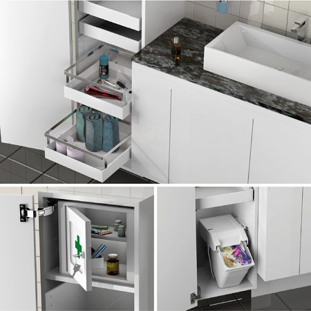 The Qanto Lift-Up System is a high-performance solution for maximizing space.