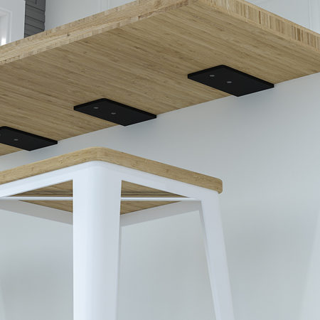 Les supports et fixations pour étagères Kolossus de Richelieu constituent la solution parfaite pour les défis posés par les espaces de rangement de vos surfaces de travail.